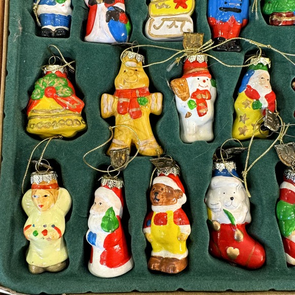 Thomas Pacconi Classics 20‎ Glass Christmas Ornaments N Wood Crate 2007 - Picture 6 of 11